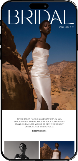 Retention Side email design for Eliya The Label, women fashion brand
