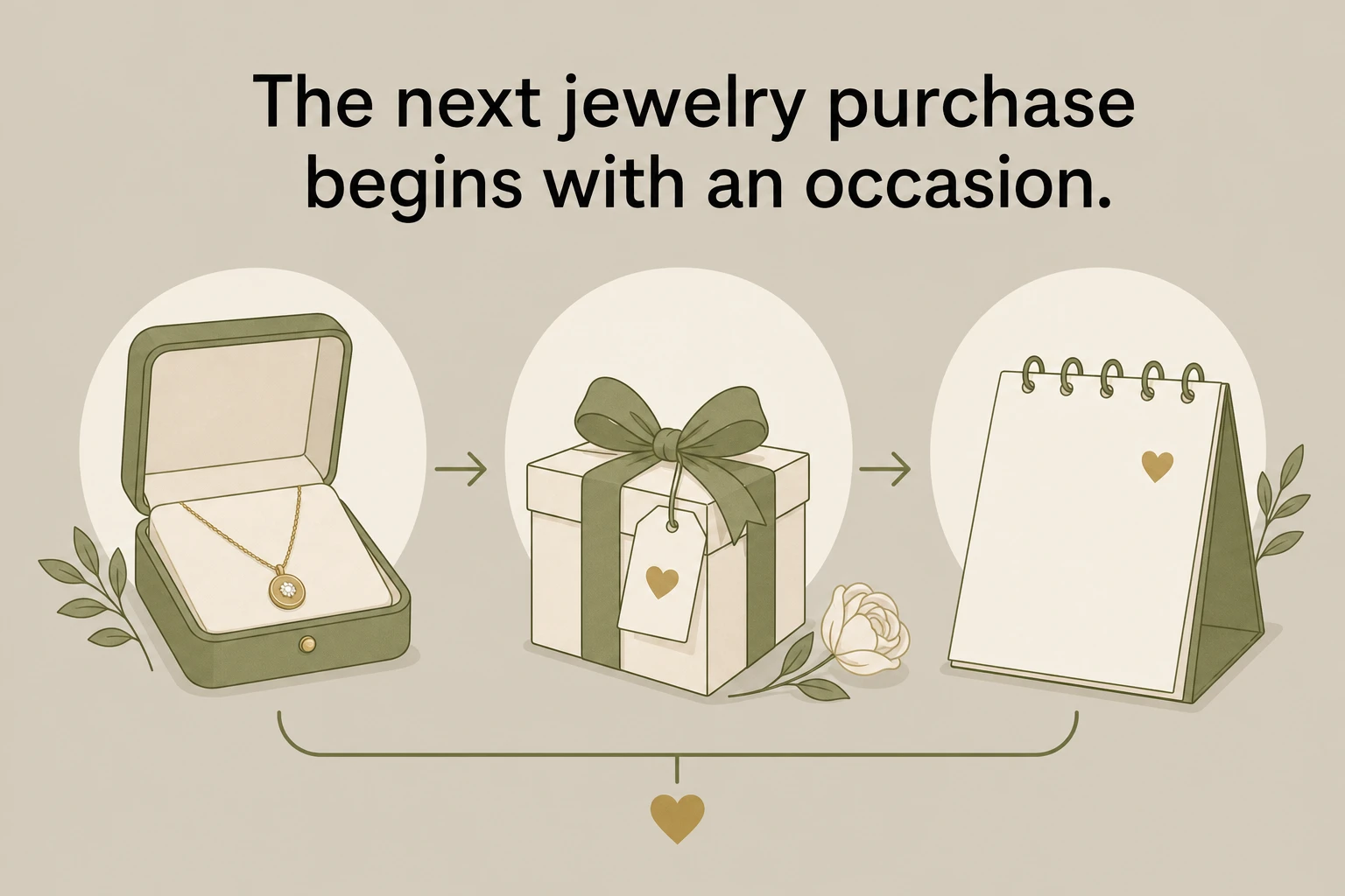 The next jewelry purchase begins with an occasion